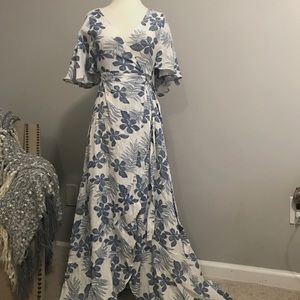 NEW boutique Maxi Foral dress